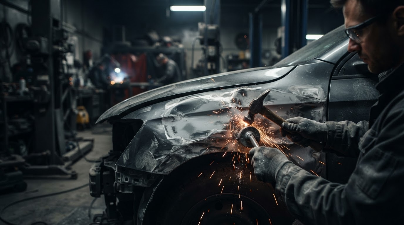 Collision Repair work at AutoShop Pro